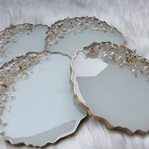 resin tea coaster